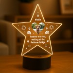 Dog Memorial Gifts Custom LED Personalised Pet Memorial Plaque