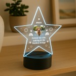 Dog Memorial Gifts Custom LED Personalised Pet Memorial Plaque