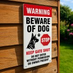 Beware of the Dog Sign Warning Acrylic Signs Beware of Dog Signs