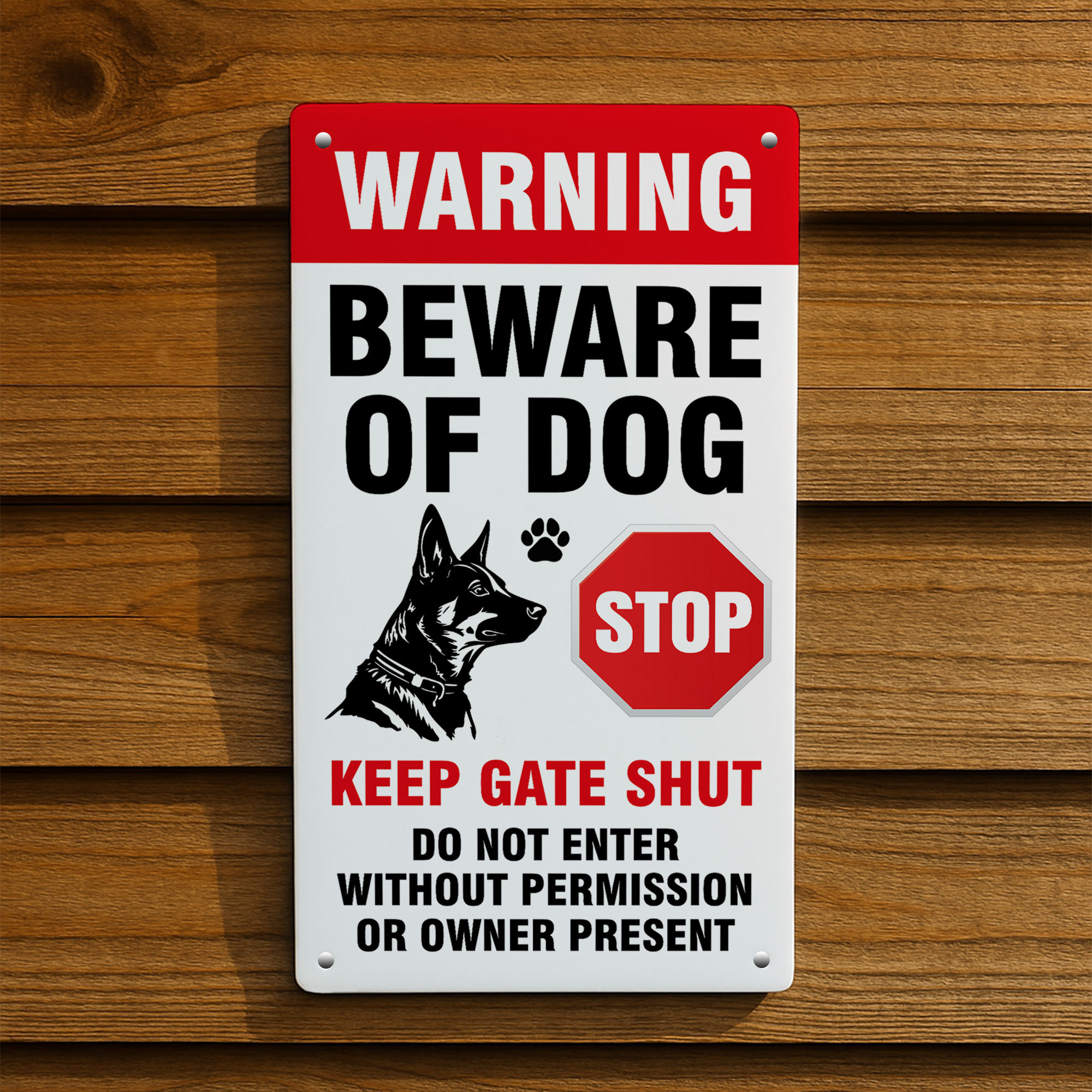 Beware Signs Beware of the Dog Sign Warning Acrylic Signs Beware of Dog Signs