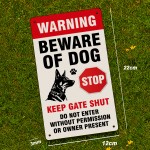 Beware of the Dog Sign Warning Acrylic Signs Beware of Dog Signs