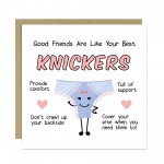 Funny Birthday Card For Friend Bestie Card With Kraft Envelope