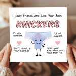Funny Birthday Card For Friend Bestie Card With Kraft Envelope