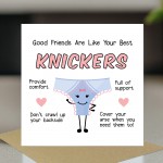 Funny Birthday Card For Friend Bestie Card With Kraft Envelope