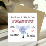 Funny Birthday Card For Friend Bestie Card With Kraft Envelope