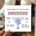 Funny Birthday Card For Friend Bestie Card With Kraft Envelope