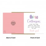 Colleagues Like You Are Special And Few Card Thank You Card