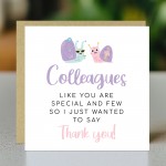 Colleagues Like You Are Special And Few Card Thank You Card