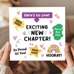 Leaving Card Exciting New Chapter Card For Colleagues Partner Leaving Card Exciting New Chapter Card For Colleagues Partner