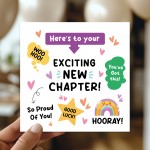 Leaving Card Exciting New Chapter Card For Colleagues Partner Leaving Card Exciting New Chapter Card For Colleagues Partner