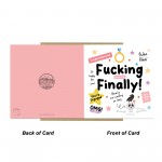 Funny Engagement Card For Couple Boyfriend Girlfriend Joke