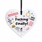 Funny Engagement Gift For Friends Couple Boyfriend Girlfriend