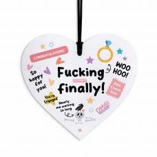 Funny Engagement Gift For Friends Couple Boyfriend Girlfriend