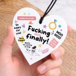 Funny Engagement Gift For Friends Couple Boyfriend Girlfriend
