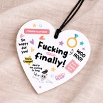 Funny Engagement Gift For Friends Couple Boyfriend Girlfriend
