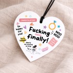 Funny Engagement Gift For Friends Couple Boyfriend Girlfriend