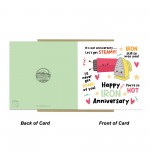 Happy Iron Anniversary Card For Husband Wife 6th Anniversary Car