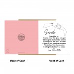 Personalised Friendship Card For Best Friends With Envelope