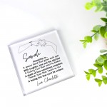 Personalised Friendship Gifts For Best Friends Clear Acrylic