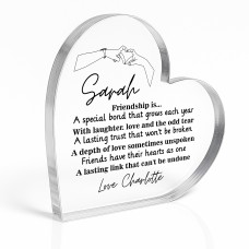 Friendship Gifts For Best Friends Personalised Plaque Birthday