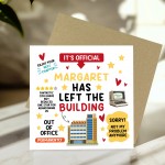 Funny New Job Card For Colleague Co Worker Personalised Card