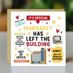 Funny New Job Card For Colleague Co Worker Personalised Card