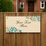 Personalised Garden Sign Any Text Sign For Garden Yard Sign