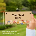 Personalised Garden Sign Any Text Welcome Sign For Garden Yard 