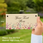Personalised Garden Shed Plaques Welcome Sign For Garden Yard