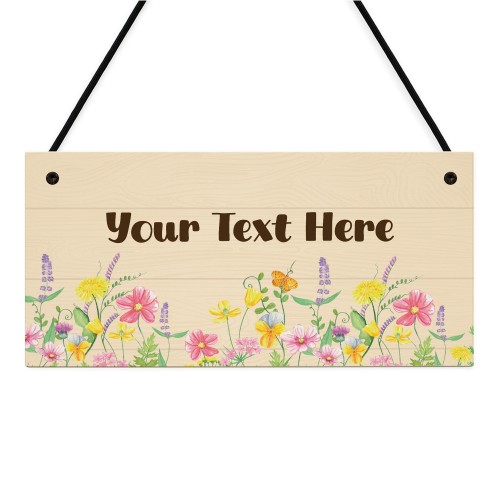 Personalised Garden Sign For Yard Outside Garden Plaque Welcome