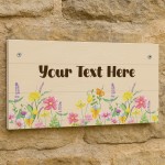 Personalised Garden Sign For Yard Outside Garden Plaque Welcome