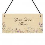 Personalised Yard Garden Sign For Outside Garden Plaque Welcome