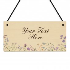 Personalised Yard Garden Sign For Outside Garden Plaque Welcome