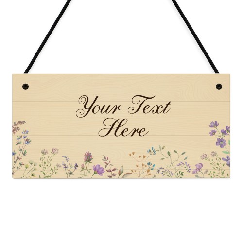 Personalised Yard Garden Sign For Outside Garden Plaque Welcome