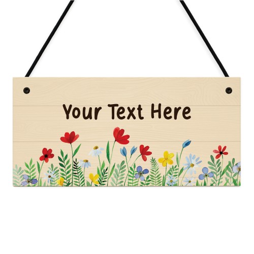 Personalised Garden Sign For Outside Garden Plaque Welcome Sign