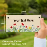 Personalised Garden Sign For Outside Garden Plaque Welcome Sign