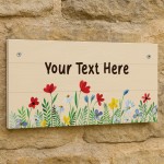 Personalised Garden Sign For Outside Garden Plaque Welcome Sign