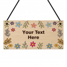 Garden Sign For Outside Personalised Garden Plaque Welcome Sign