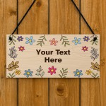 Garden Sign For Outside Personalised Garden Plaque Welcome Sign