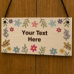 Garden Sign For Outside Personalised Garden Plaque Welcome Sign