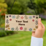 Garden Sign For Outside Personalised Garden Plaque Welcome Sign