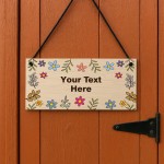 Garden Sign For Outside Personalised Garden Plaque Welcome Sign