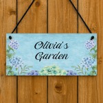Garden Plaques Personalised Novelty Garden Decor Garden Sign
