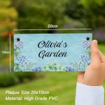 Garden Plaques Personalised Novelty Garden Decor Garden Sign