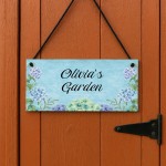 Garden Plaques Personalised Novelty Garden Decor Garden Sign