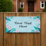 Garden Sign For Outside Personalised Yard Sign Welcome Sign