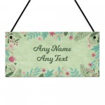Outdoor Garden Sign Personalised Yard Sign Welcome Sign