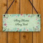 Outdoor Garden Sign Personalised Yard Sign Welcome Sign