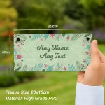 Outdoor Garden Sign Personalised Yard Sign Welcome Sign