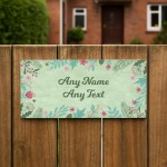 Outdoor Garden Sign Personalised Yard Sign Welcome Sign